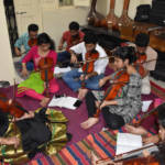 Mrs. Shalaka Deshpande Giving violin Lessons