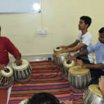 Shri Arun Kundekar Giving Tabla Lessons