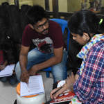 Shri Hameed Khan Giving Keyboard Lessons