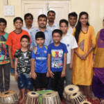 students with Shri Govind Kalsekar