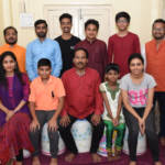 Tabla students with Shri Arun Kundekar